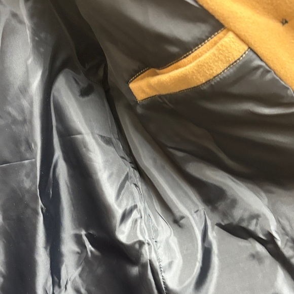 Classic Tan Double-Breasted Pea Coat - Picture 8 of 12